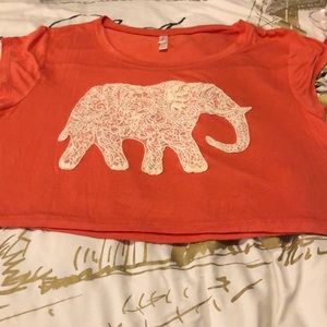 Elephant Crop Top